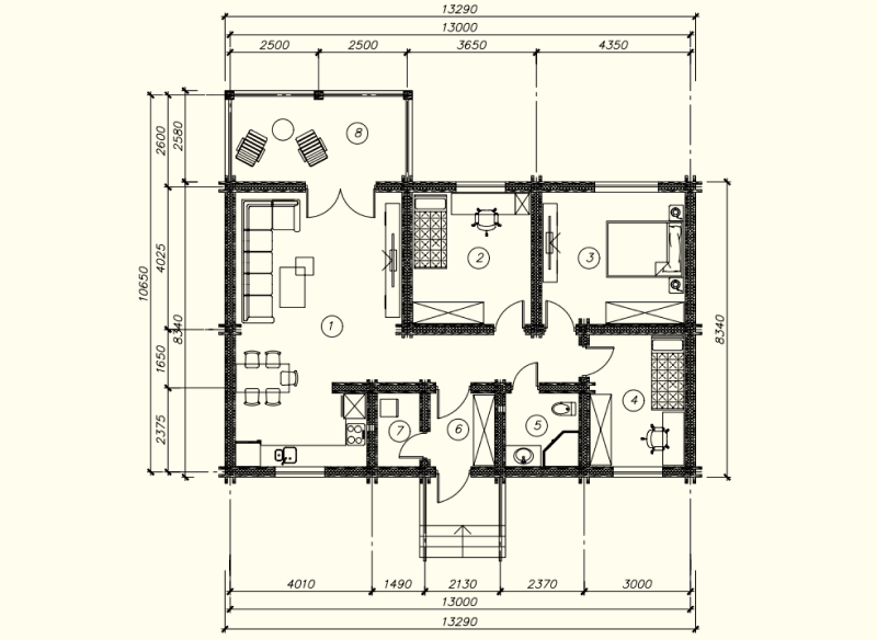 Домокомплекты в Приморско-Ахтарске планировка